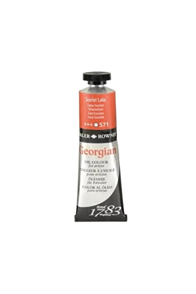 Daler Rowney Georgian Yağlı Boya 38ml - N:571 Scarlet Lake