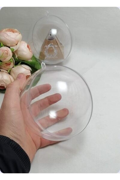 Aker Hediyelik Şeffaf Mika Küre Top 20 Adet I