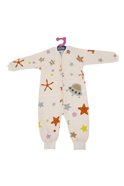 Sevi Bebe Unisex Baby Beige Organic Muslin Sleeping Bag Art-307