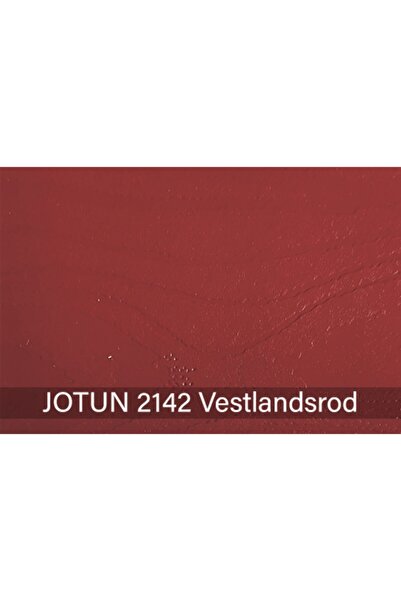 Jotun Vestlandsrod 2142 Demidekk Ultimate Fönster Ahşap Boyası 3 lt