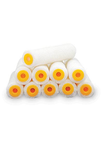 Düfa 10 cm Paint Roller Refill Velvet Pack of 10