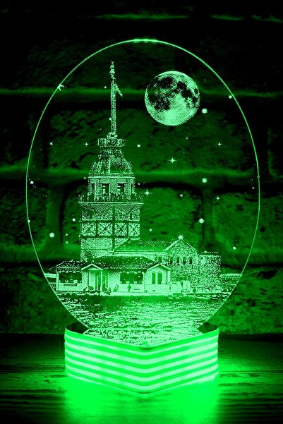 Hediye Kovanı مصباح برج العذراء ثلاثي الأبعاد