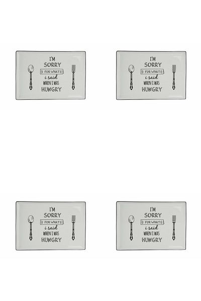 Porland Be Happy Breakfast Plate 27cm Set of 4