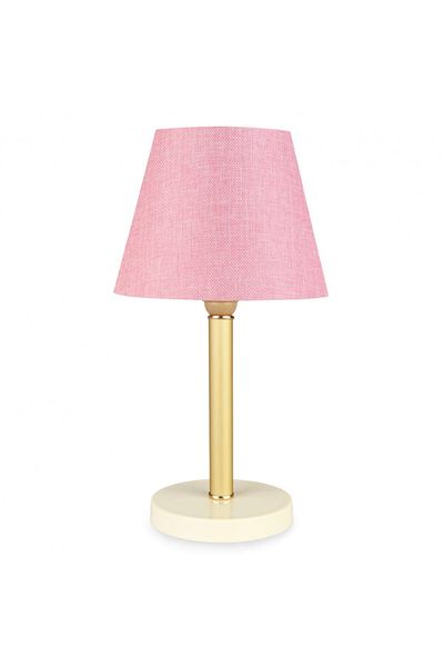 HOMİNG Pink Woven - Bronze Body Lampshade