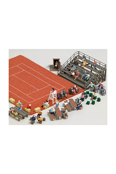 Busch 1:87 Ho Maket Tribün Oturma Grubu Diorama Detay Seti