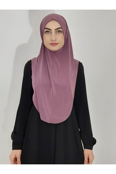 R&S modibone Prayer Cloth, Ready Large Scarf, Malaysian Model, Suitable for Hijap, Hajj Umrah Sandy Fabric Lilac