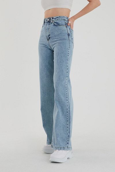 Livik Pantaloni de blugi din denim cu talie super înaltă Naomi albastru deschis