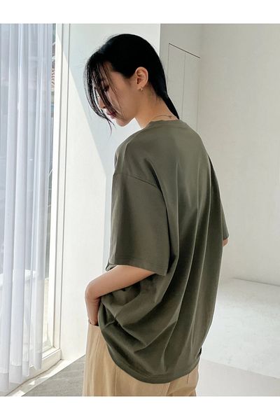 Machetta Μπλουζάκι με στάμπα Χακί Oversize