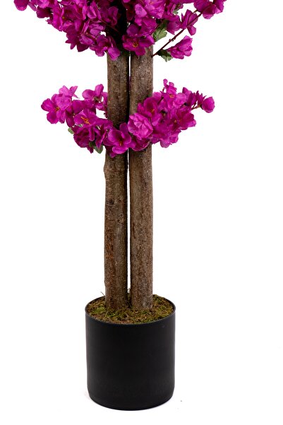 YAPAY ÇİÇEKÇİNİZ 120 Cm Mor Renkli Yapay Japon Bahardalı Ağacı