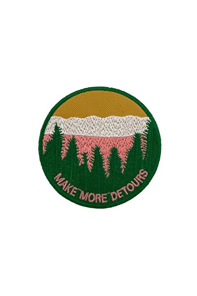 X-SHOP Make More Detours Outdoors Patches Arma Peç Kot Yaması