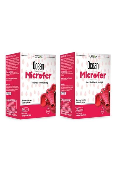 Ocean Orzax Microfer Drops - 30 Ml, 2 Pieces