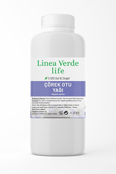 Çörek Otu Yağı 1 Lt Soğuk Sıkım %100 Saf & Doğal