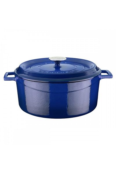 Lava Trendy Blue Cast Round Pot - Diameter(ø)28cm