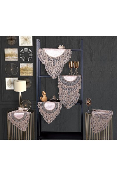 bursa çeyiz Katre 5 Piece Living Room Set