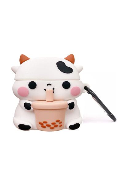 Microsonic 3. Nesil  Kılıf Cartoon Figürlü Silikon Boba Cow