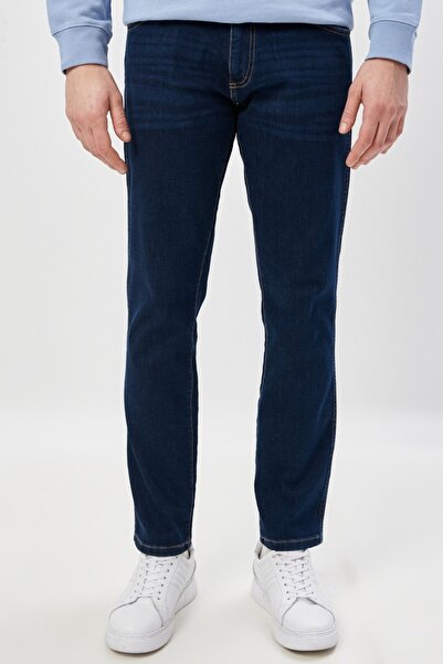WRANGLER Larston Slim Tapered Dar Kesim Düşük Bel Esnek Jean Kot Pantolon