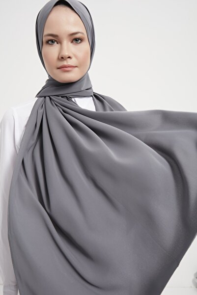 Julia Lauren Kadın Medine Ipeği Şal Antrasit - 105