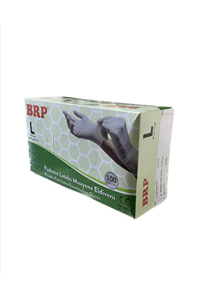 BRP Pudrasız Large Muayene Eldiveni (100'lük Kutu)