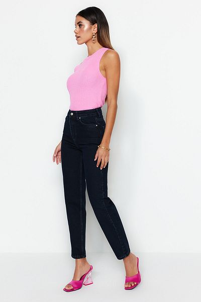 Trendyol Collection Jeans - Navy blue - Mom