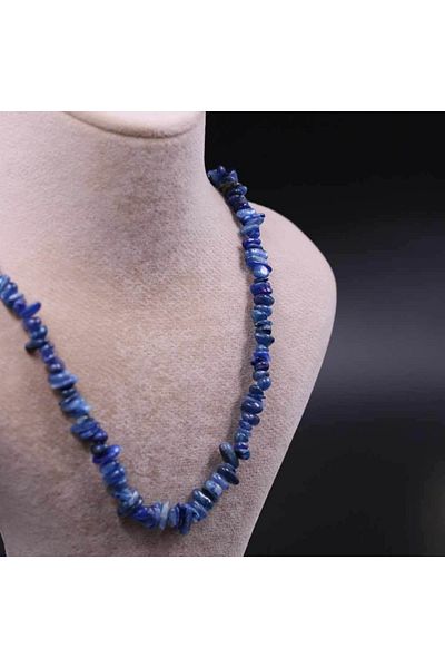 MYTAKIAĞACIMFH Kyanite Stone Cracked Natural Stone Necklace Bracelet Set