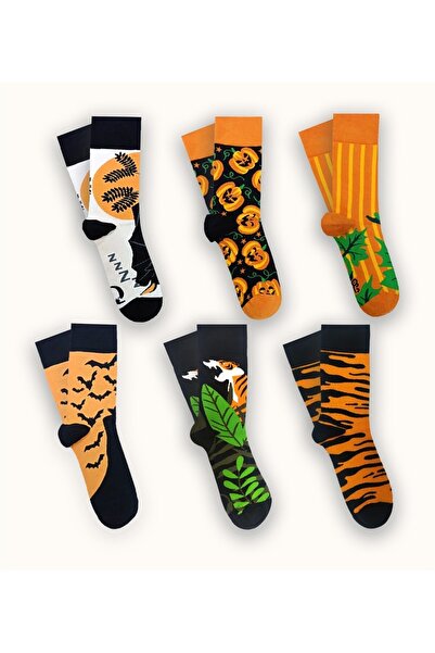 Niket Life 6' Πακέτο Unisex με Με σχέδιο Βαμβάκι ζευγάρια κάλτσες χωρίς ραφές...