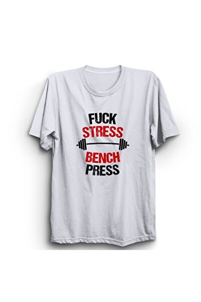 The Fame Fitnes i sportski stil - Majica kratkih rukava "F*ck Stress Bench Pr...