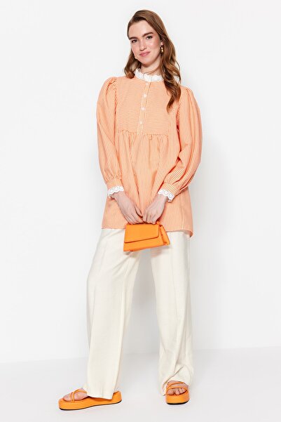 Trendyol Modest Tunic - Orange - Relaxed fit