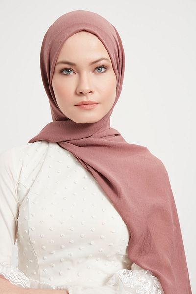 Gülsoy Women's Premium Jazz Shawl Dusty Rose - 150