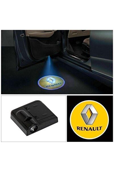 Mycl Renault 2 Adet Araçları Için Pilli Yapıştırmalı Mesafe Sensörlü Kapı Alt...