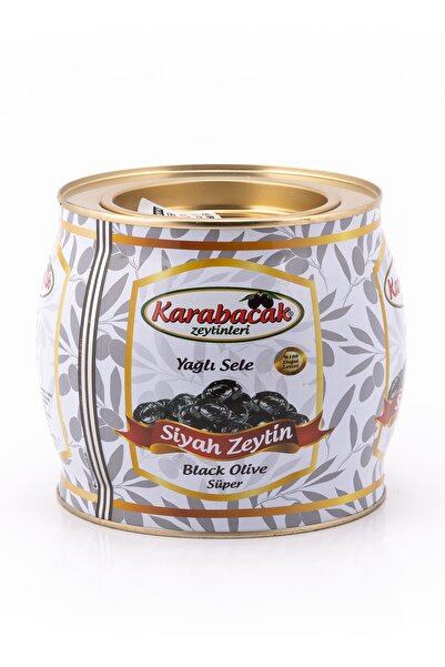Karabacak Zeytin Karabacak Siyah Zeytin Süper Boy 2 Kğ Teneke Kutu
