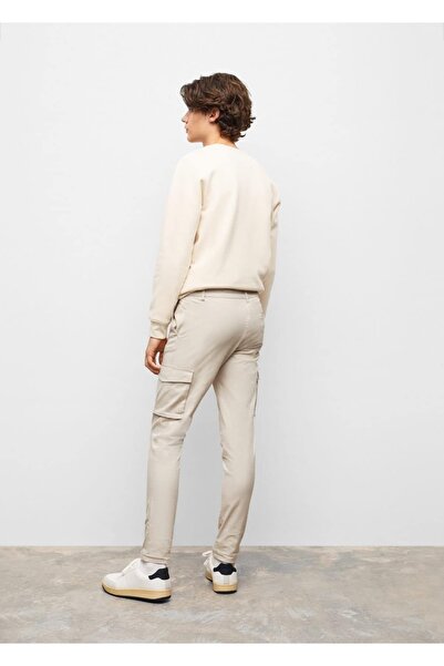 Mango Teen Бавовняні вантажні штани