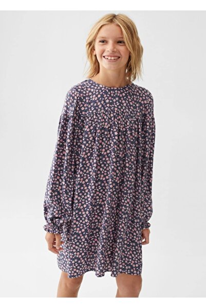 MANGO Kids Floral Φόρεμα