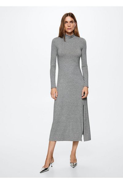 MANGO Woman Knitted Midi Dress