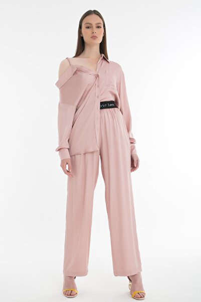 LE NOIR Noır Ipek Saten Gömlek