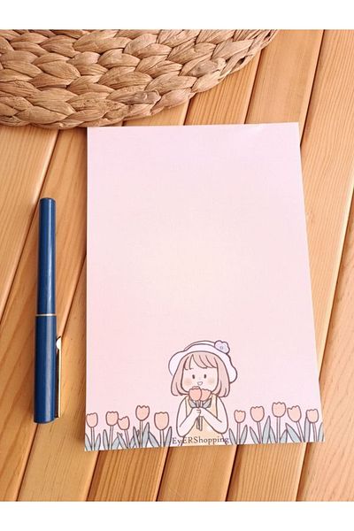 EyER Shoping Cute Girl To Do List Memo Pad Design Notebook