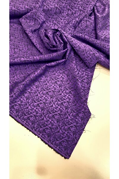 Safir Kumaş Sonbahar Kış Için Elbiselik Orta Kalınlıkta Brokar Kumaş 1 Metre