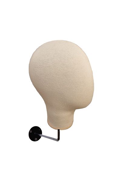 Manken İstanbul Wall Mounted Fabric Covered Accessory Mannequin Hat Manikin Wig Mannequin