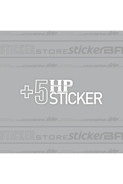 Sticker Bank ملصق سيارة 5 حصان