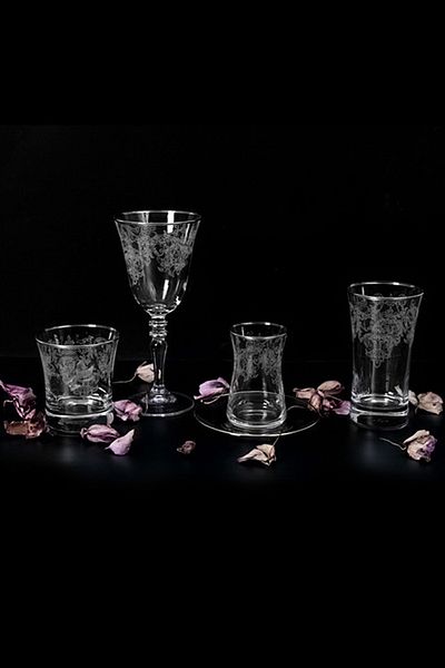 DECOSTYLE Rumi 31 Piece Glass Cup Set for 6 People