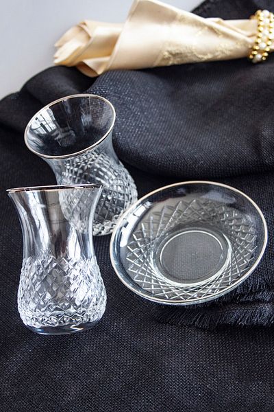 DECOSTYLE Paşabahçe Tea Glass Trellis 12 Pieces