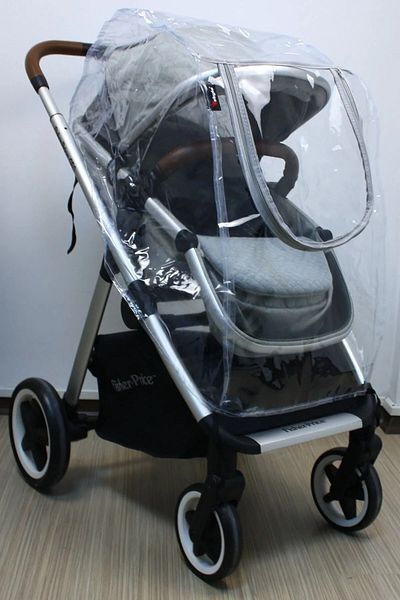MorBebe Zippered Baby Stroller Rain Cover is Compatible with All Baby Strollers with Anti-Fog Window