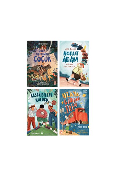 Timaş Çocuk Yayınları Uzaya Giden Tren Set (nohut Adam & Göğe Tırmanan Çocuk & Başarısızlar Kulübü)