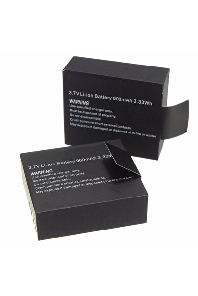 SIGHTZER 2 Adet Batarya Sjcam Aksiyon Kamera Bataryası Sj4000 3.7v 900mah 3.33wh