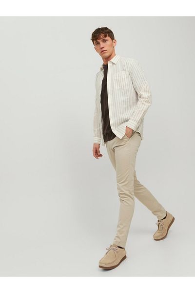 Jack & Jones Jack Jones Marco Modell Beige Chinohose12150148