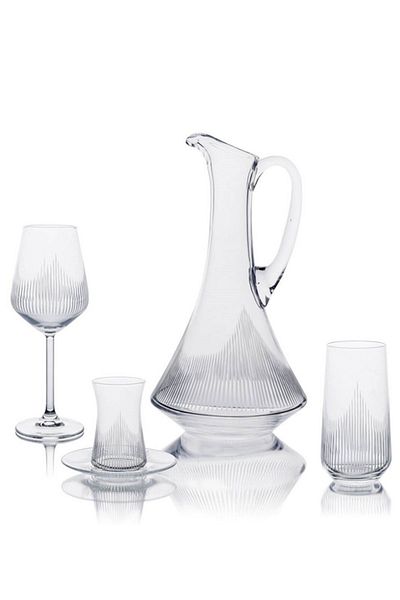 DECOSTYLE Hisar 25 Piece Water Set with Carafe for 6 Persons