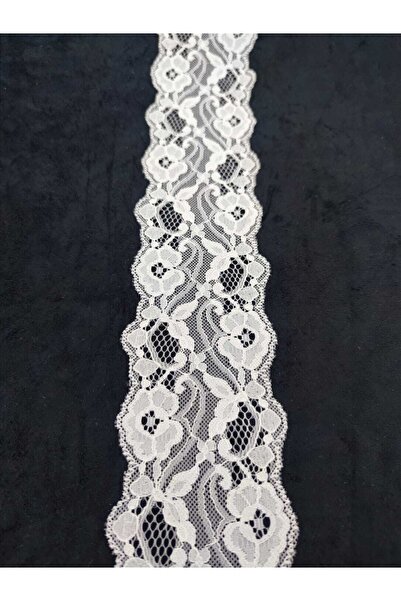 FASHİON DANTEL Fashion Likralı Dantel En 7,5 Cm Ekru