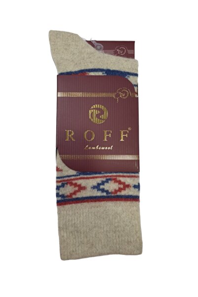 Genel Markalar Roff Yünlü Lambswool Koyun Kılı Kışlık Erkek Çorap 48 Li Paket