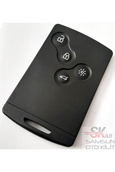 skilit samsun oto kilit Renault Fluence Megane 3 Clio 4 Kart Kabı Kumanda Kab...