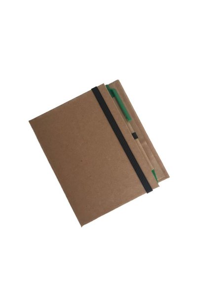 Çankaya Premium Notepad Kraft Hard Cover 5 Colored Tabs & Post-It & 100 Yp Notebook
