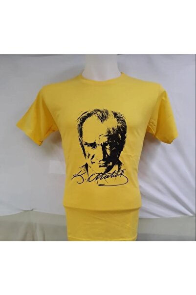 FATELLA Unisex Kids Short Sleeve Ataturk Printed Short Sleeve 23 April 10 Nov...